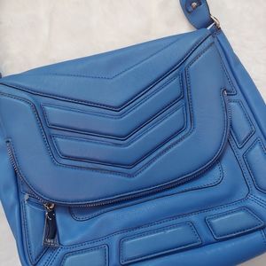 NWOT Aimee Kestenberg Blue Leather Purse
